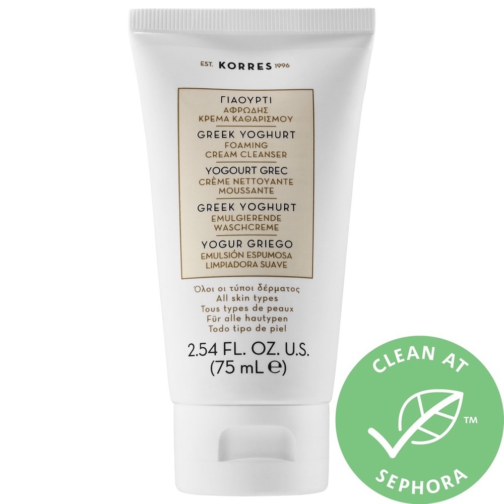 KORRES
Greek Yoghurt Foaming Cream Cleanser